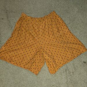 Studio C Orange Polka Dot Women's Shorts